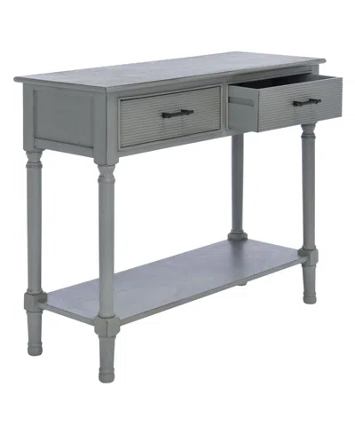 Safavieh Ryder 2 Drawer Console Table In Gray