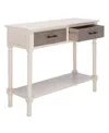 Safavieh Ryder 2 Drawer Console Table In White