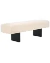Safavieh Ryer Faux Shearling Bench
