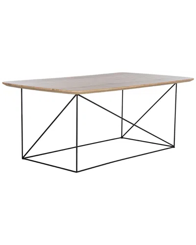 Safavieh Rylee Rectangle Coffee Table In Brown