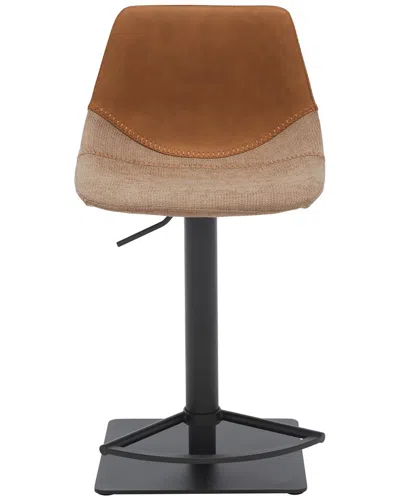 Safavieh Rylen Gas-lift Bar Stool In Brown