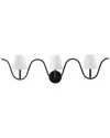Safavieh Rylie 3-light 46.5in Wall Sconce In Black