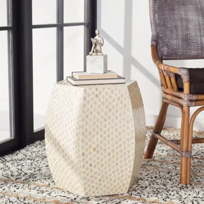 Safavieh Rylie Accent Table In White