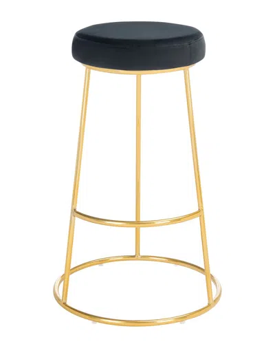 Safavieh Sabina Black Round Bar Stool
