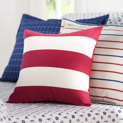 Safavieh Sally Linen Throw Pillow In Red