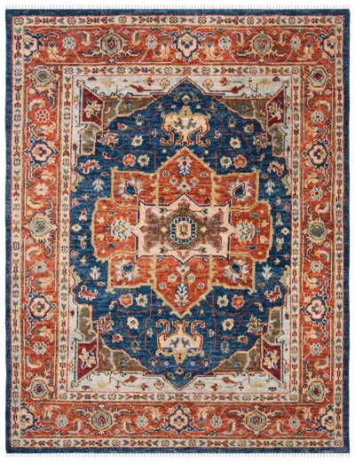 Safavieh Samarkand Hand-knotted Rug In Navy