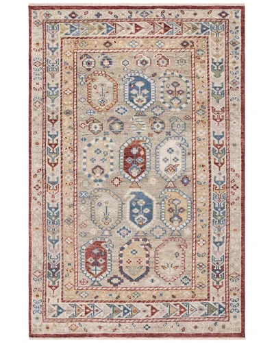 Safavieh Samarkand Hand Knotted Wool-blend Rug In Beige