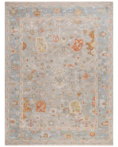 Safavieh Samarkand Hand Knotted Wool-blend Rug In Blue