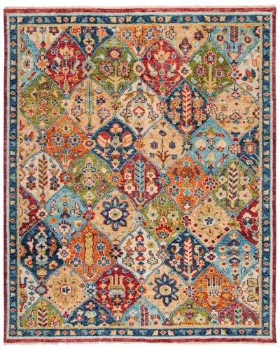 SAFAVIEH SAFAVIEH SAMARKAND HAND KNOTTED WOOL-BLEND RUG