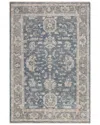 Safavieh Samarkand Hand Knotted Wool-blend Rug In Blue