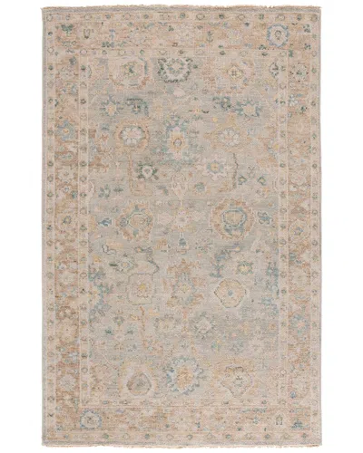 Safavieh Samarkand Hand Knotted Wool-blend Rug In Grey