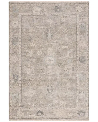 Safavieh Samarkand Hand Knotted Wool-blend Rug In Grey