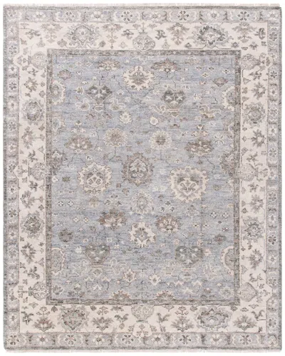 Safavieh Samarkand Hand Knotted Wool-blend Rug In Grey
