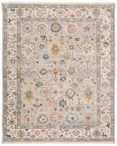 Safavieh Samarkand Hand Knotted Wool-blend Rug In Grey