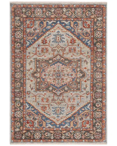 Safavieh Samarkand Hand Knotted Wool-blend Rug In Grey