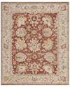 Safavieh Samarkand Hand Knotted Wool-blend Rug In Rust
