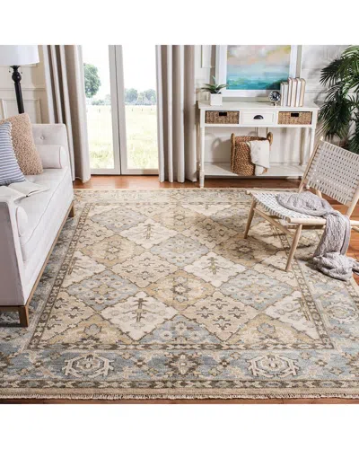 Safavieh Samarkand Hand Knotted Wool Rug In Brown