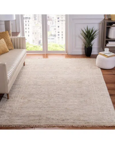 Safavieh Samarkand Hand Knotted Wool Rug In Gray