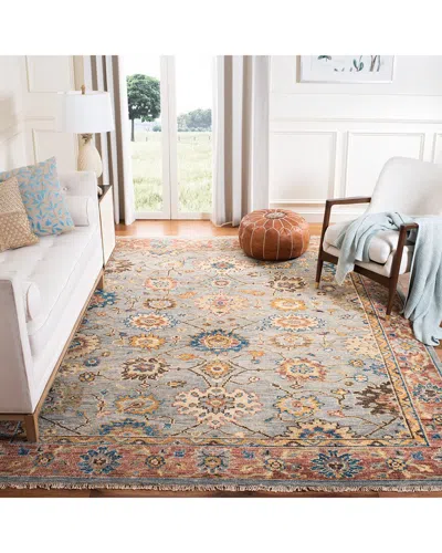 Safavieh Samarkand Hand Knotted Wool Rug In Brown