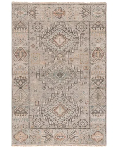 Safavieh Samarkand Hand Knotted Wool Rug In Grey