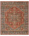 Safavieh Samarkand Hand Knotted Wool Rug In Red