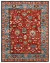 Safavieh Samarkand Hand Knotted Wool Rug In Red