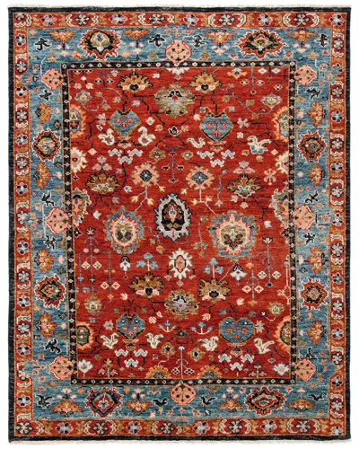 Safavieh Samarkand Hand Knotted Wool Rug In Red