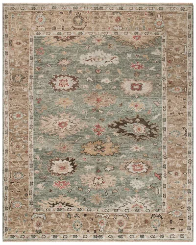 Safavieh Samarkand Hand Knotted Wool Rug In Sage