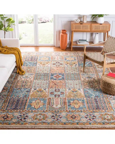 Safavieh Samarkand Hand Knotted Wool-blend Rug In Brown