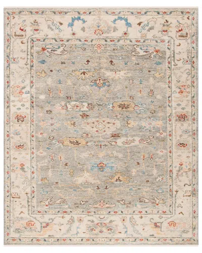 Safavieh Samarkand Hand Knotted Wool-blend Rug In Brown