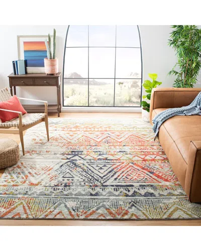 Safavieh Samarkand Hand Knotted Wool-blend Rug In Multi