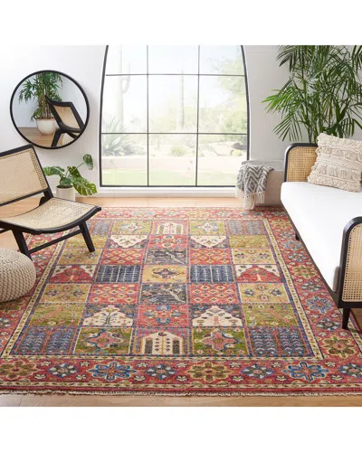 Safavieh Samarkand Hand Knotted Wool-blend Rug In Multi