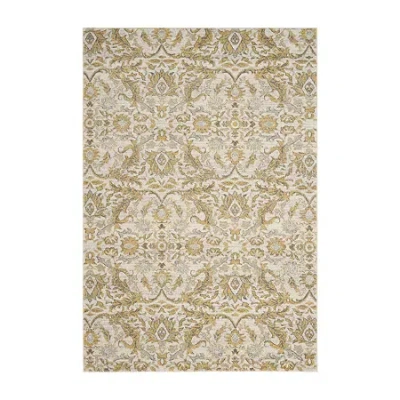 Safavieh Samia Floral Rectangular Rugs In Green