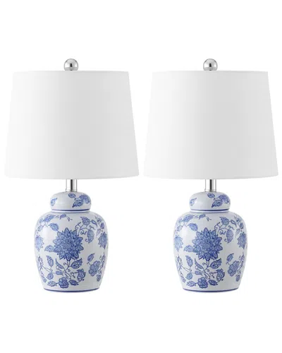 Safavieh Sandra Table Lamp In Blue