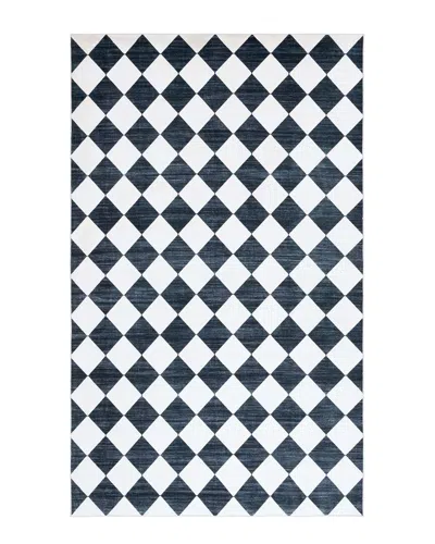 Safavieh Santa Clara Rustic Grid Power Loomed Mach In White