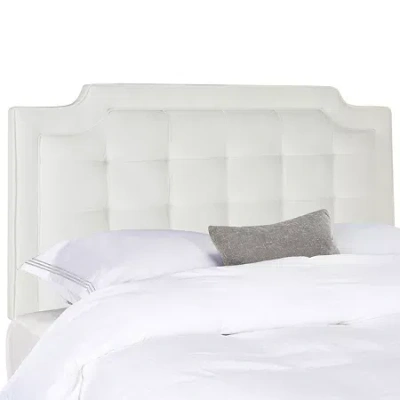 Safavieh Sapphire Tufted Upholstered Headboard In White