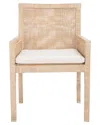 Safavieh Sarai Accent Chair W/ Cushion In Grey