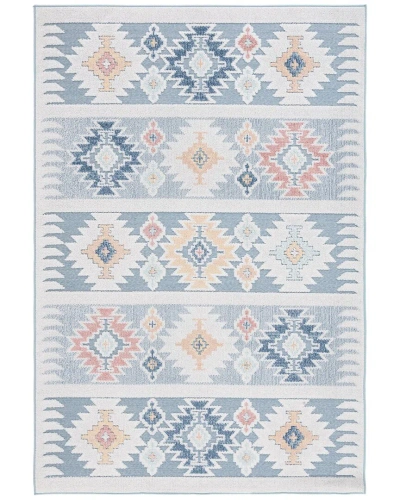 Safavieh Sarasota Polypropylene Indoor/outdoor Rug In Blue