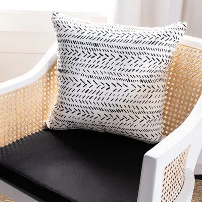 Safavieh Sarden Cotton Throw Pillow In Black