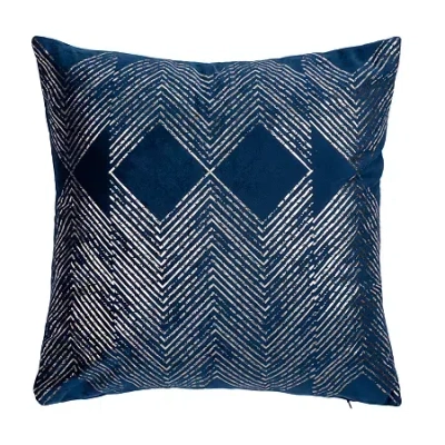 Safavieh Sarla Square Throw Pillow In Blue