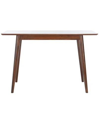 Safavieh Sasharose Makeup Vanity Table In Brown