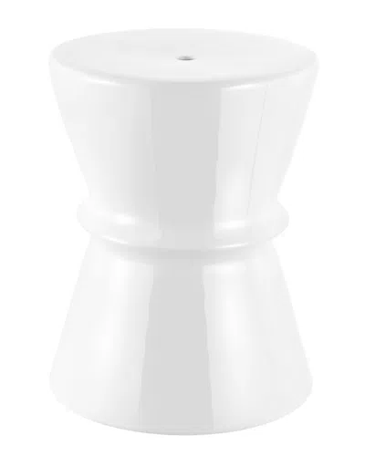 Safavieh Savello Ceramic Garden Stoole_ In White