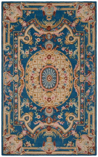 Safavieh Savonnerie Handmade Rug In Blue