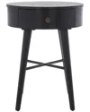 Safavieh Scully 1-drawer Nightstand In Black