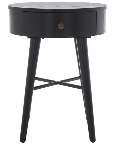 Safavieh Scully 1-drawer Nightstand In Black