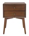 Safavieh Scully 2-drawer Nightstand In Brown