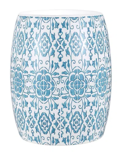 Safavieh Sebryna Garden Stool In Blue