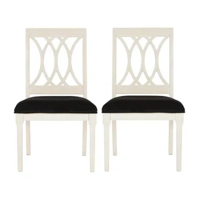 Safavieh Selena Dining Chair Collection 2-pc. Dining Chair In Black