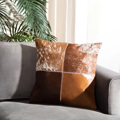 Safavieh Selma Pillow In Tan