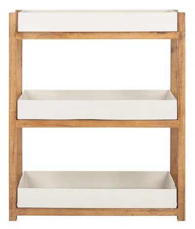 Safavieh Semli 38in White Shelf In Brown